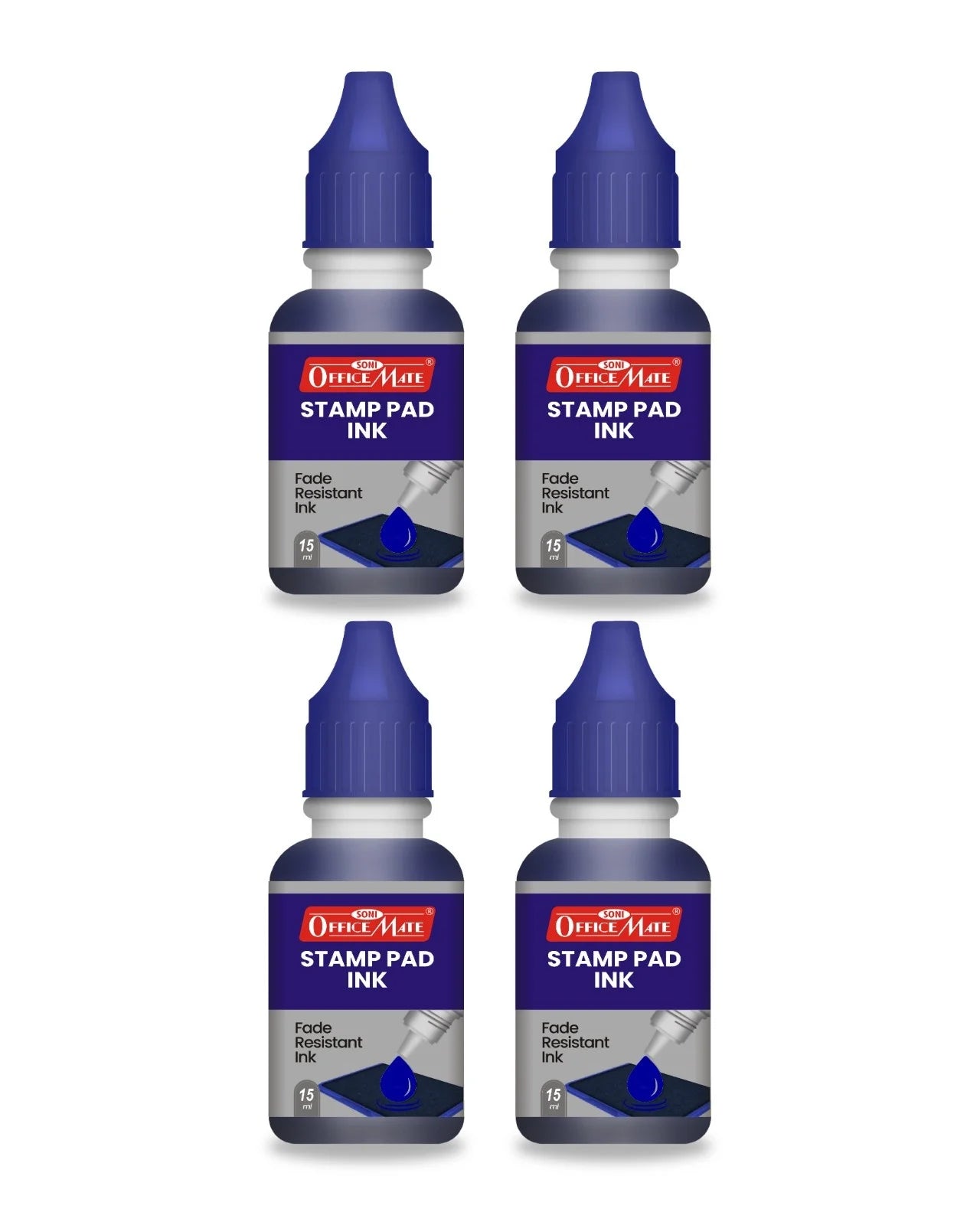 Stamp Pad Refill Ink – 15 ml, Long-Lasting Impressions, Quick-Drying Ink for Any Project