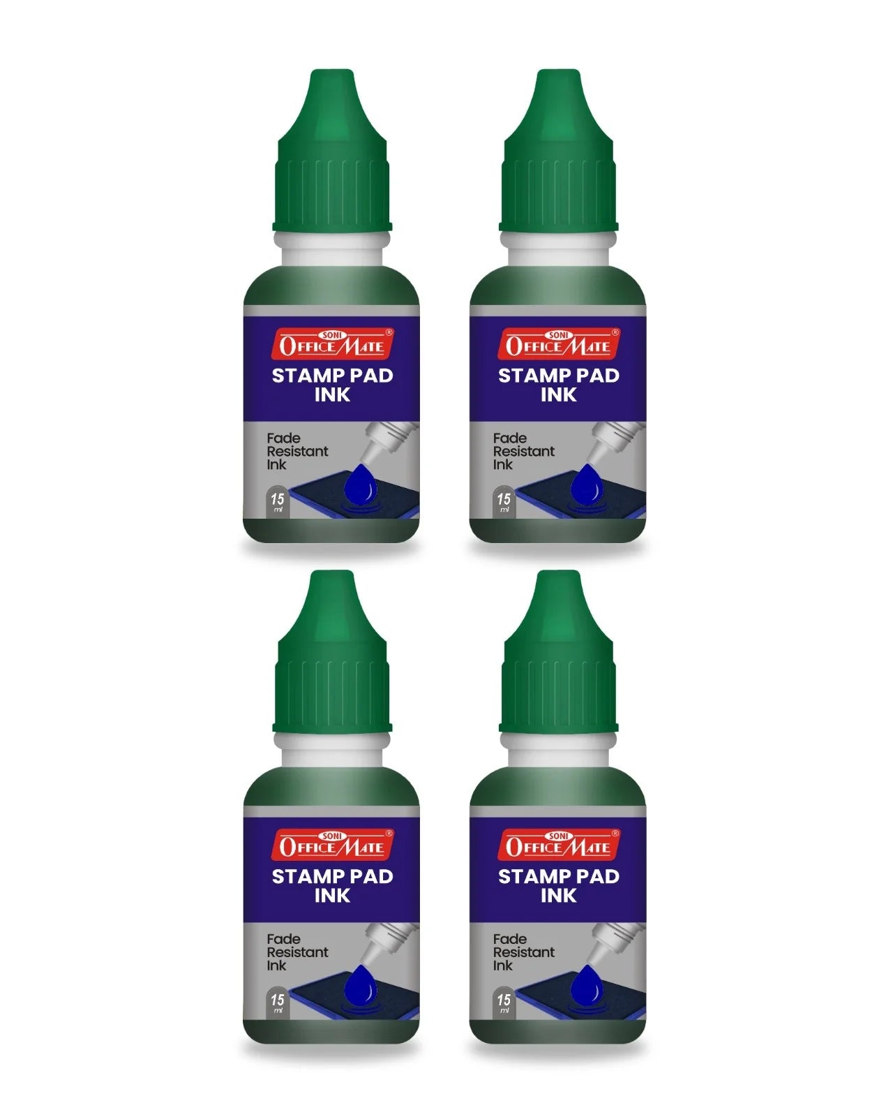 Stamp Pad Refill Ink – 15 ml, Long-Lasting Impressions, Quick-Drying Ink for Any Project