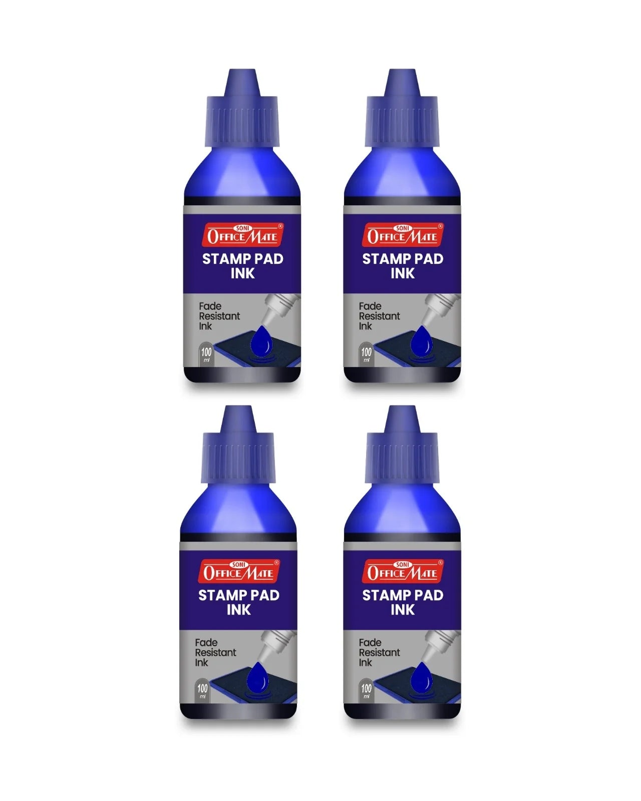 Stamp Pad Refill Ink – 100 ml, Long-Lasting Impressions, Quick-Drying Ink for Any Project