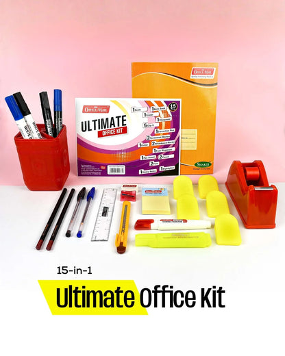 Ultimate Office Kit, Complete Desk Stationery Set for Office & Home, Smarter, More Organized Workspace