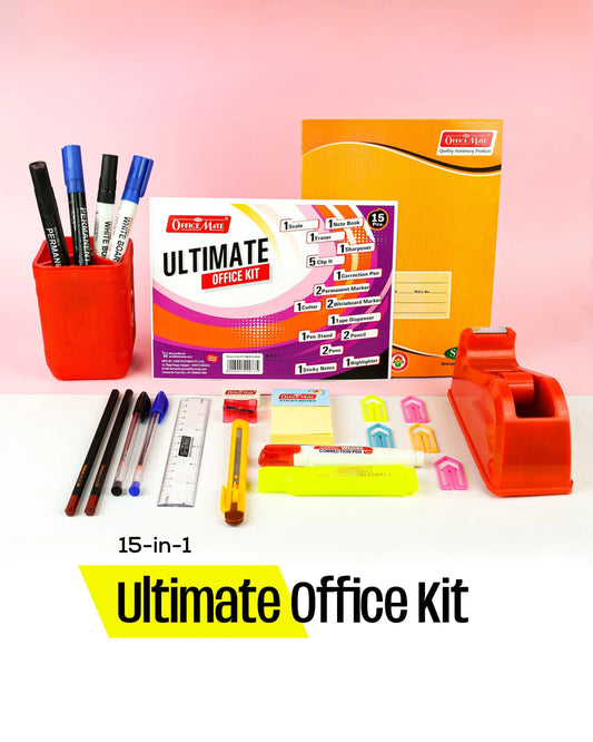 Ultimate Office Kit, Complete Desk Stationery Set for Office & Home, Smarter, More Organized Workspace