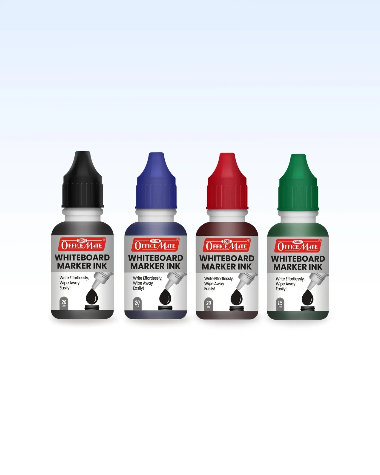 Whiteboard Marker Refill Ink – 15 ml, Bright Colours, Eco-friendly