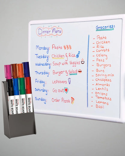 Refillable Whiteboard Markers – Vibrant Colours, Eco-friendly, Easy Wipe