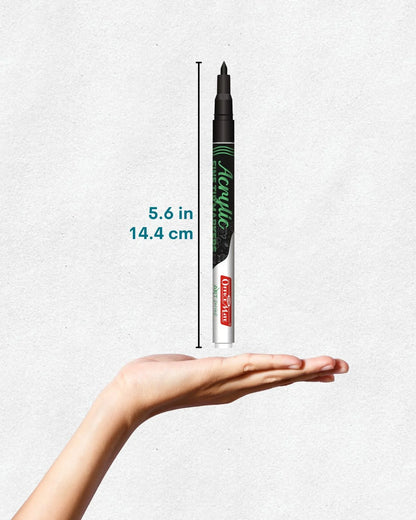 Fine Tip Acrylic Paint Markers – Water Based, Versatile Use