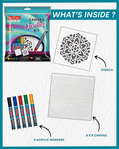 Canvas Creation Kit, Premium Quality, Ideal for Beginners and Professionals