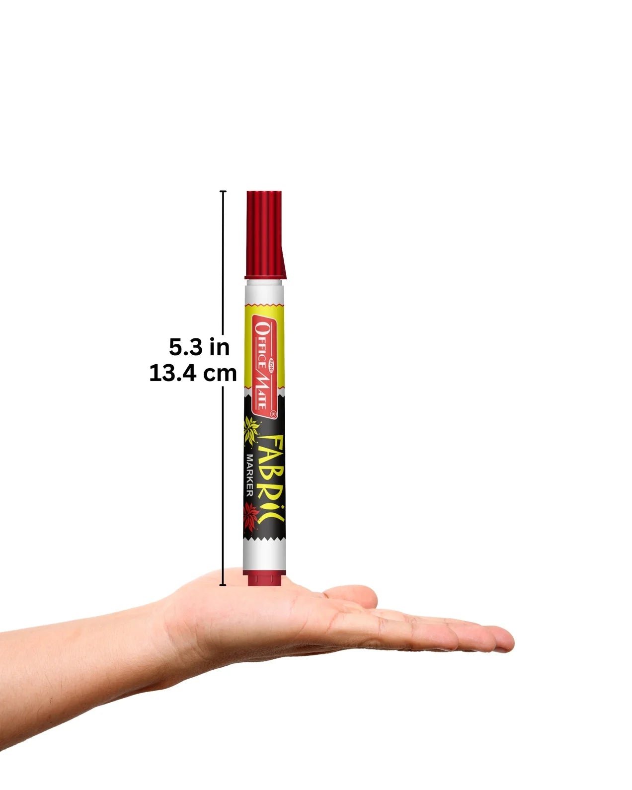Fabric Markers (10pcs) – DIY Marker, Wash Resistant, Vivid Colours, Works On All Fabric Surfaces