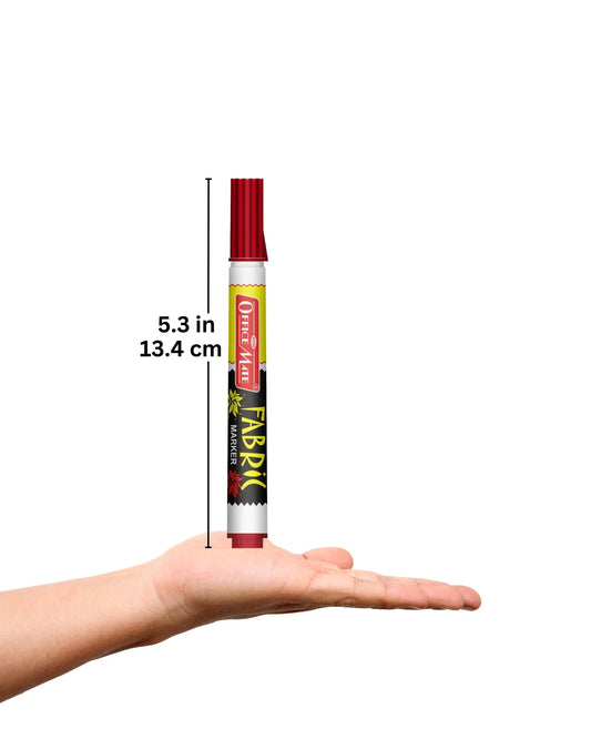 Fabric Markers – DIY Marker, Wash Resistant, Vivid Colours, Works on all Fabric Surfaces