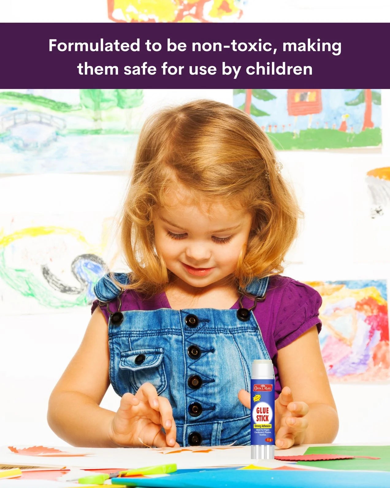 Glue stick – 5gm, (Pack of 30 pcs) Superior Adhesion, Quick-Drying for School, Office, Crafts, and Home Projects