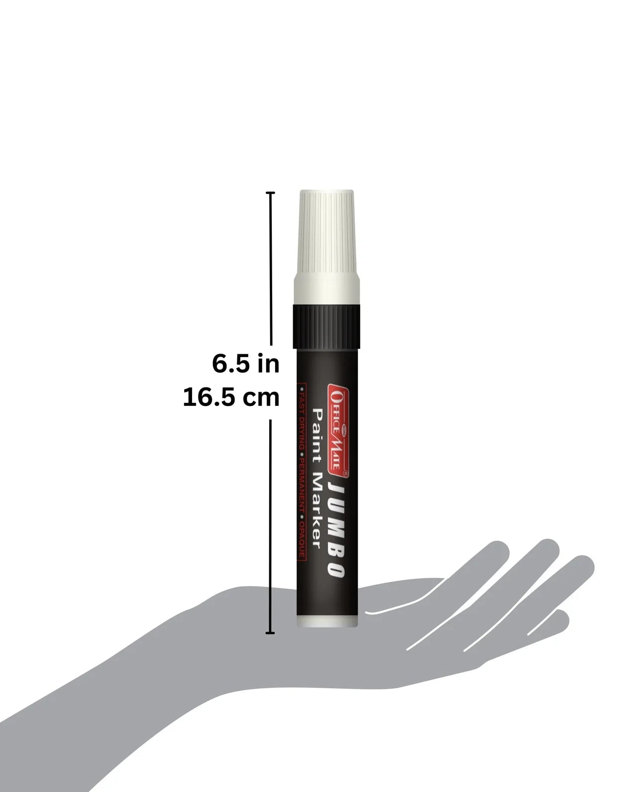 Jumbo Paint Markers (6pcs) – Wide Tip, Non-Toxic, Multi Surface Usage