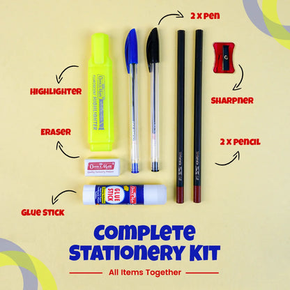 Stationery Kit @99, All-in-One Writing Kit, Ideal Gift for Kids, Students & Office Use