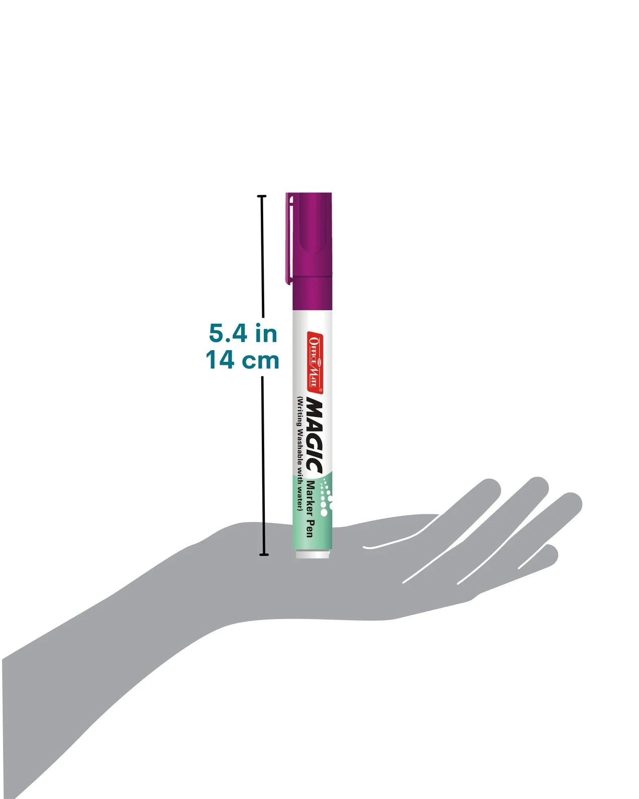 Magic Marker Pen (4pcs), Water-Washable, Bright Colours, Eco-Friendly