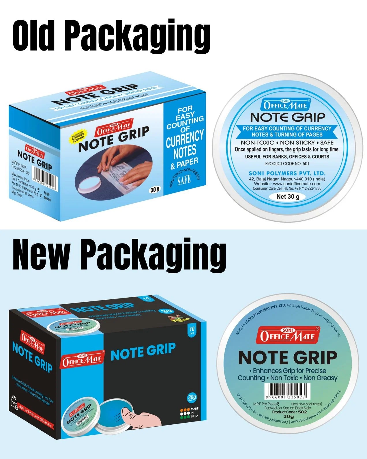 Note Grip (30g) – Pack of 1, Long-Lasting Hold, Non-Toxic, Residue-Free