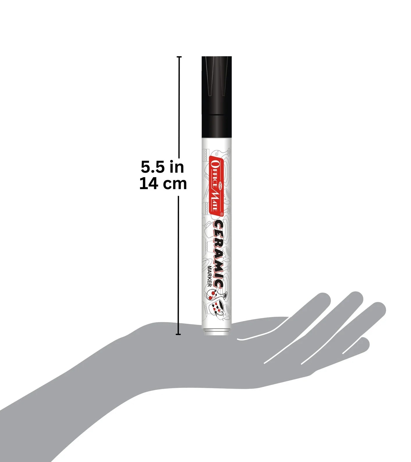 Ceramic Marker (10pcs) – Ideal for Ceramic Art, Smudge proof Ink