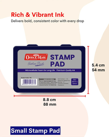 Stamp Pad - Violet, Long-Lasting Impressions, Quick-Drying Ink for Any Project
