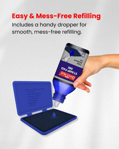 Stamp Pad Refill Ink – 100 ml, Long-Lasting Impressions, Quick-Drying Ink for Any Project