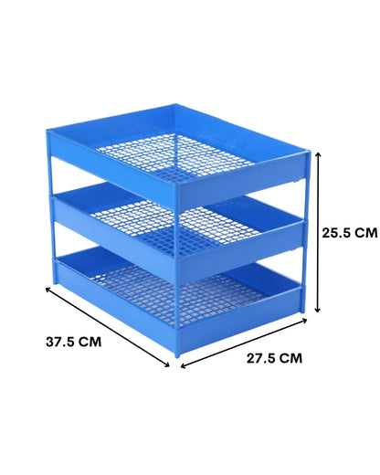 Three Compartment Office Tray – Compact Design, Lightweight, Versatile Use