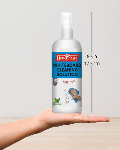 Whiteboard Cleaning Solution (250ml) (1pcs), Spotless Wipes, Eco-Friendly