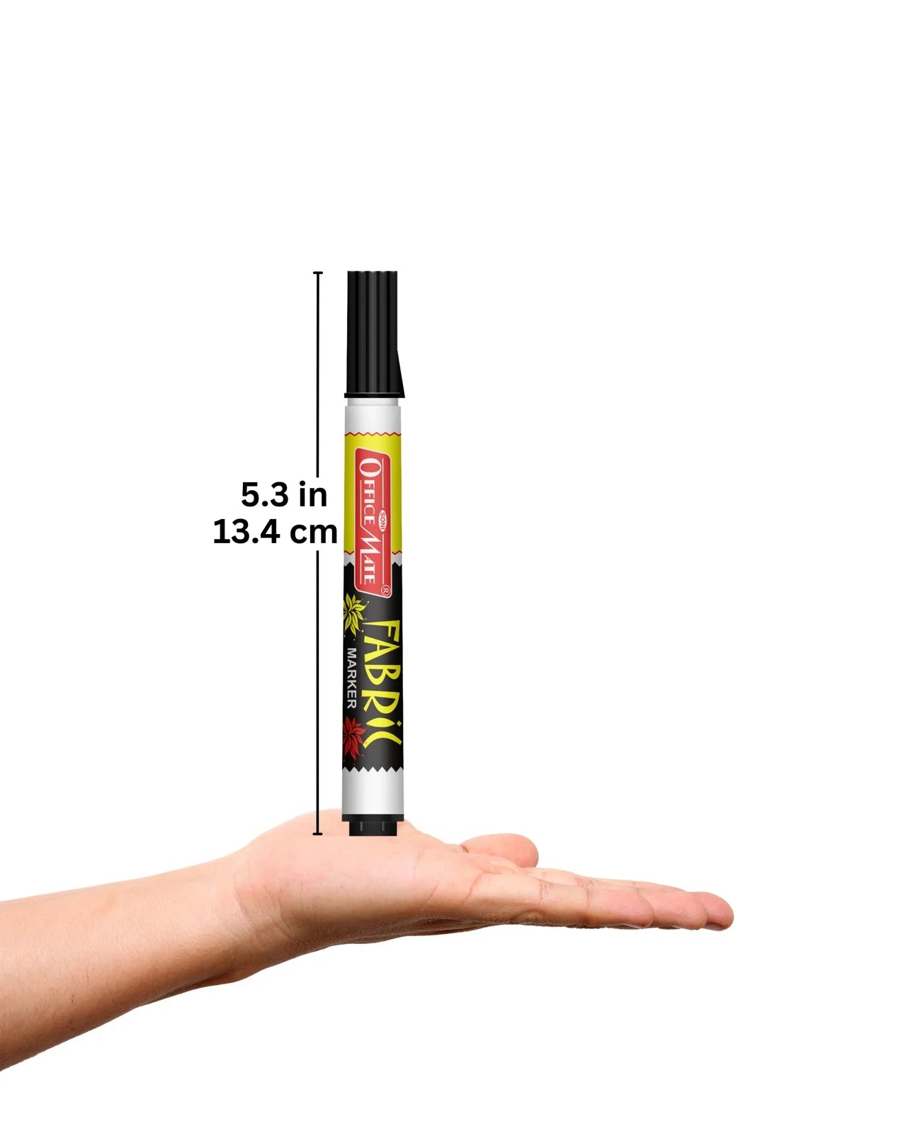 Fabric Markers (10pcs) – DIY Marker, Wash Resistant, Vivid Colours, Works On All Fabric Surfaces