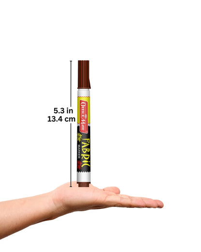 Fabric Markers (10pcs) – DIY Marker, Wash Resistant, Vivid Colours, Works On All Fabric Surfaces