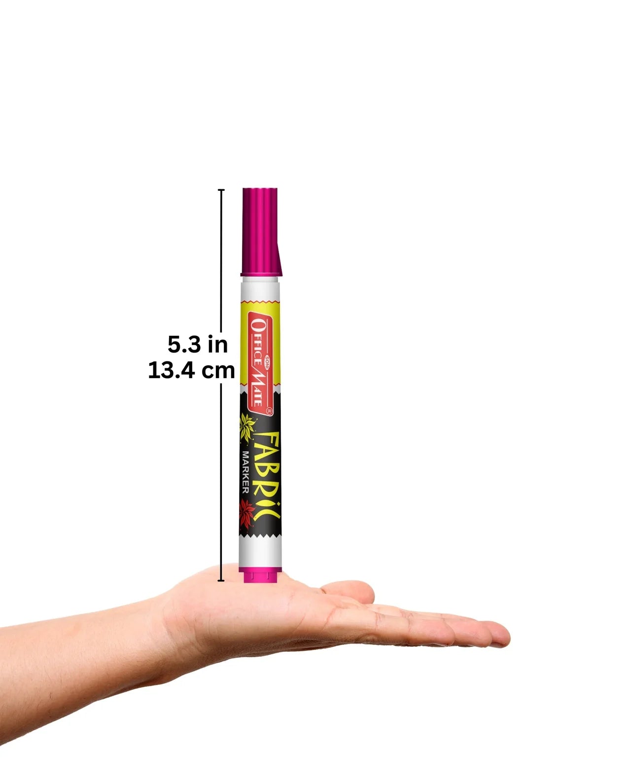 Fabric Markers (10pcs) – DIY Marker, Wash Resistant, Vivid Colours, Works On All Fabric Surfaces