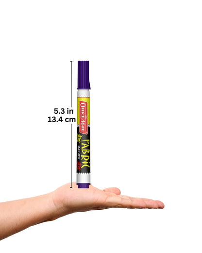 Fabric Markers (10pcs) – DIY Marker, Wash Resistant, Vivid Colours, Works On All Fabric Surfaces