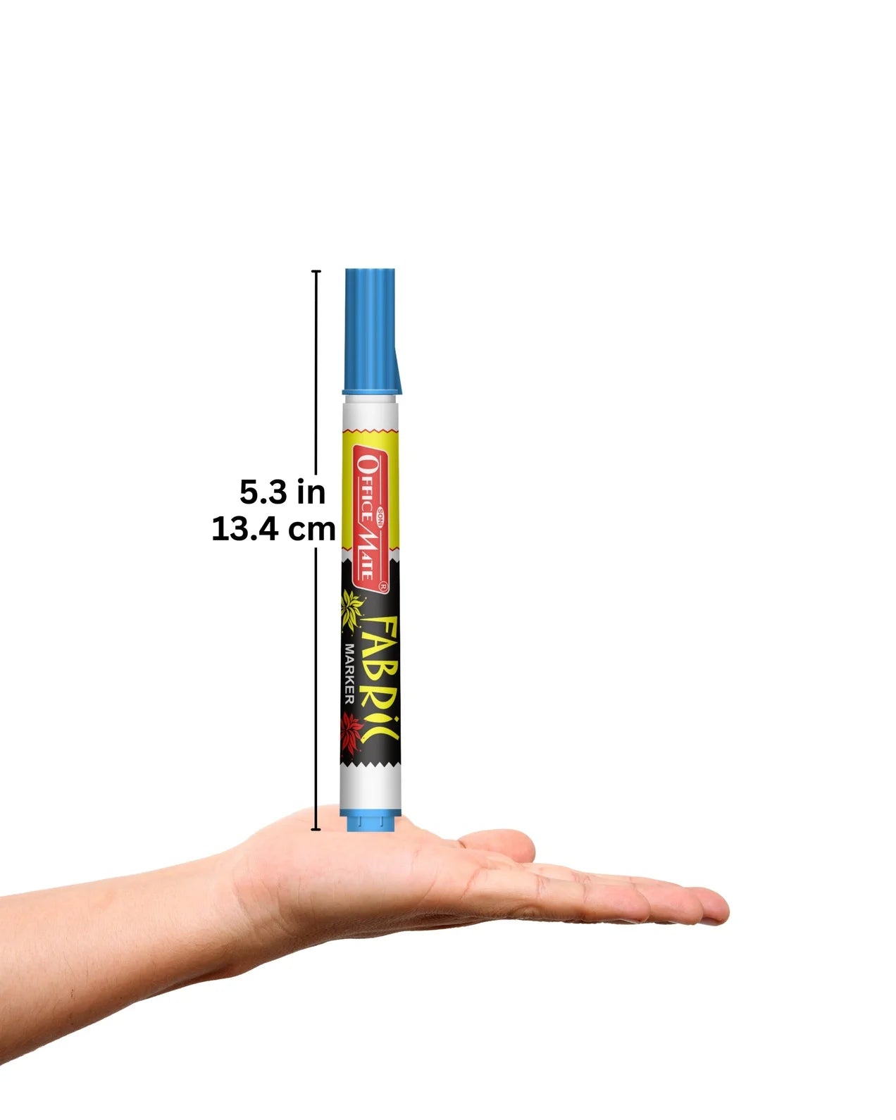 Fabric Markers (10pcs) – DIY Marker, Wash Resistant, Vivid Colours, Works On All Fabric Surfaces