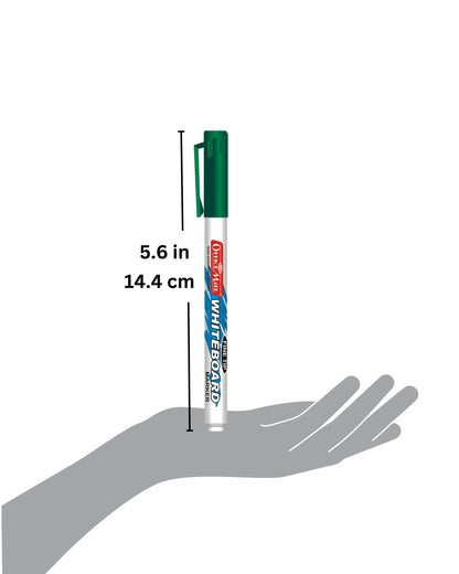 Fine Tip Whiteboard Marker, Assorted Colour (Pack of 4) – Extra Precision, Bright Colours, Easy Wipe