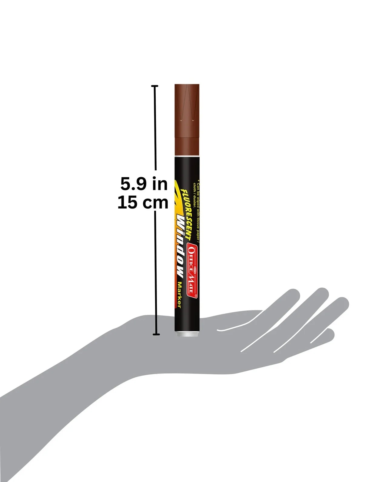 Fluorescent Window Markers / Chalk Markers (10 Pcs) Bright, Bold, Easy Erase