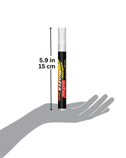 Fluorescent Window Markers / Chalk Markers (10 Pcs) Bright, Bold, Easy Erase