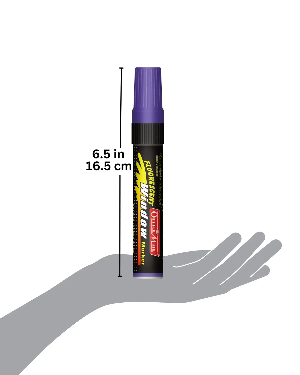 Jumbo Fluorescent Window/Chalk Marker (1pcs) Bold, Bright, Easy Erase