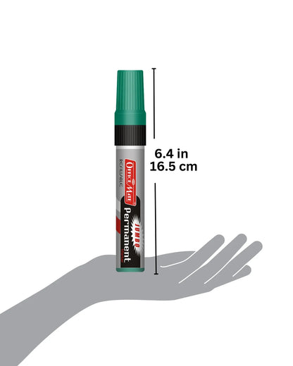 Jumbo Permanent Markers (1 pcs), Extra-Wide Tip, Versatile Use, Quick-Drying, Multi-Surface Marker