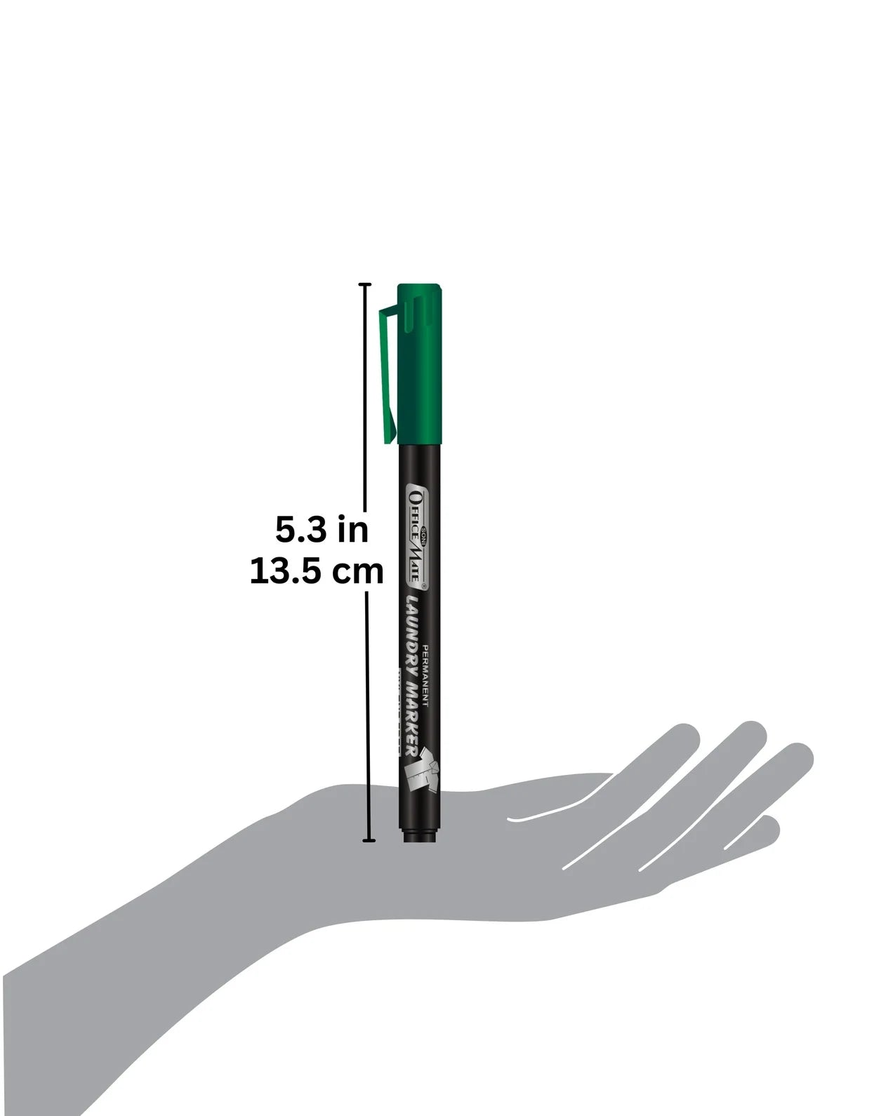 Fine Tip Laundry Markers (10pcs) – Permanent Ink, Non-Toxic, Fade-Resistant