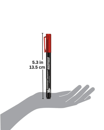 Fine Tip Laundry Markers (10pcs) – Permanent Ink, Non-Toxic, Fade-Resistant