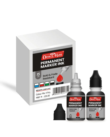 Permanent Marker Refill Ink - 15ml, Quick-Drying, Vibrant Colors