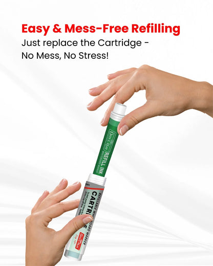 Refillable Cartridge for Whiteboard Marker (24pcs) Eco-Friendly, Replaceable Ink Cartridges for Long-Lasting Use