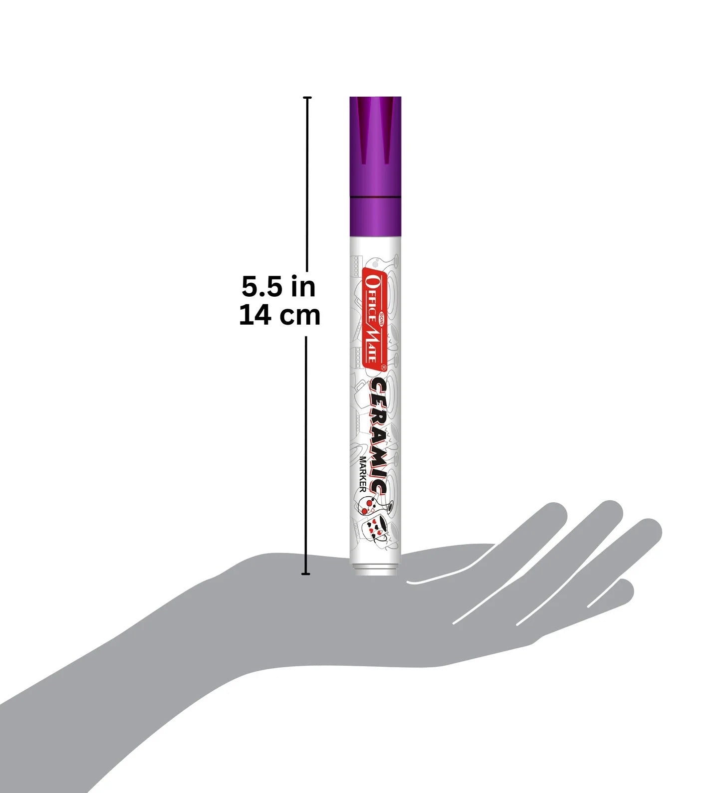 Ceramic Marker (10pcs) – Ideal for Ceramic Art, Smudge proof Ink