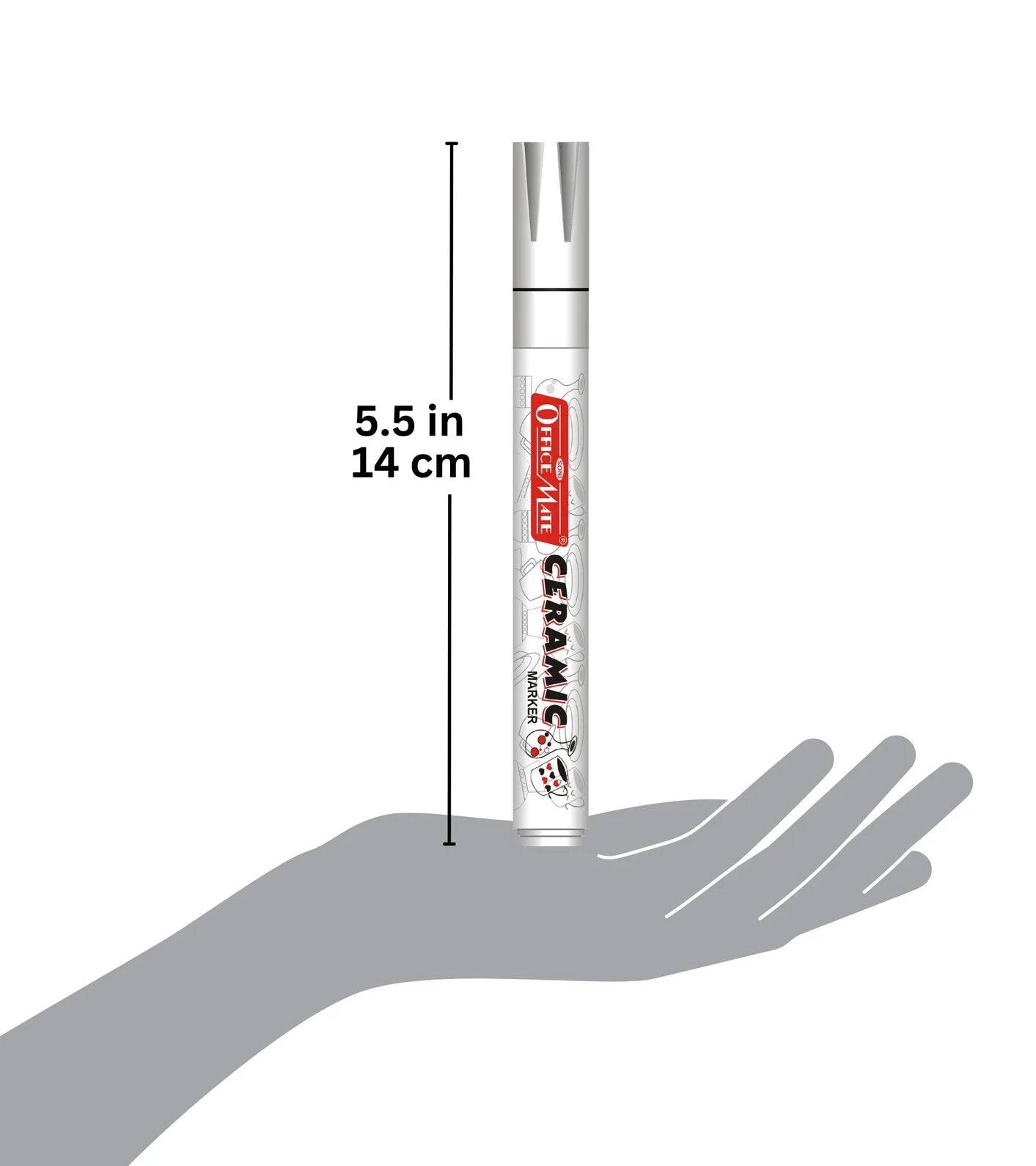 Ceramic Marker (10pcs) – Ideal for Ceramic Art, Smudge proof Ink