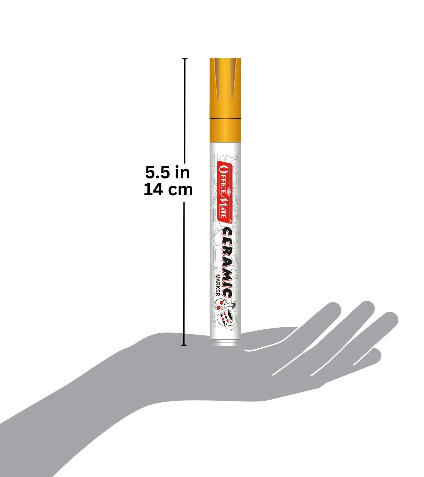 Ceramic Marker (10pcs) – Ideal for Ceramic Art, Smudge proof Ink