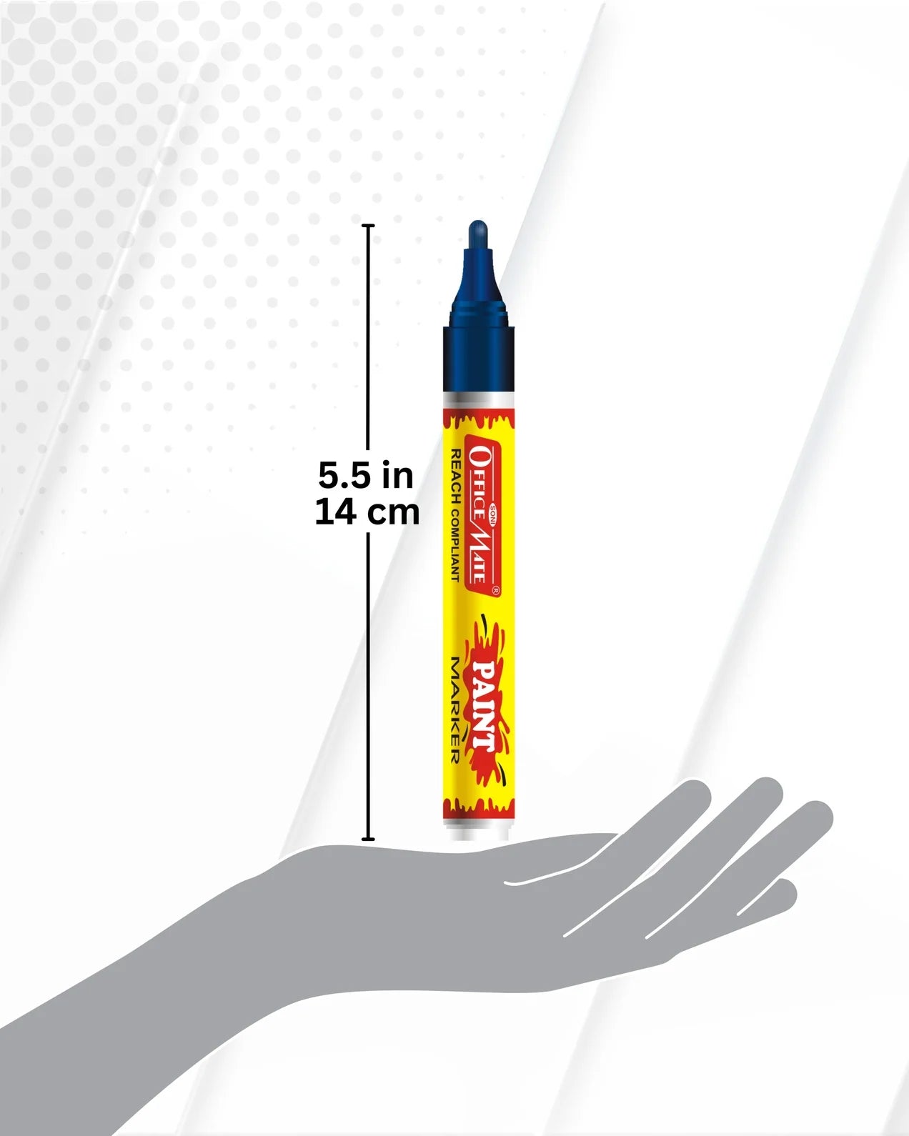 Paint Marker Regular Colors (10pcs) - Vibrant Colours, Non-Toxic, Multi surface usage