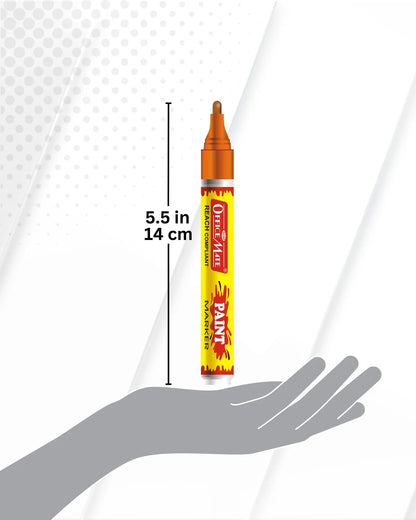 Paint Marker Regular Colors (10pcs) - Vibrant Colours, Non-Toxic, Multi surface usage