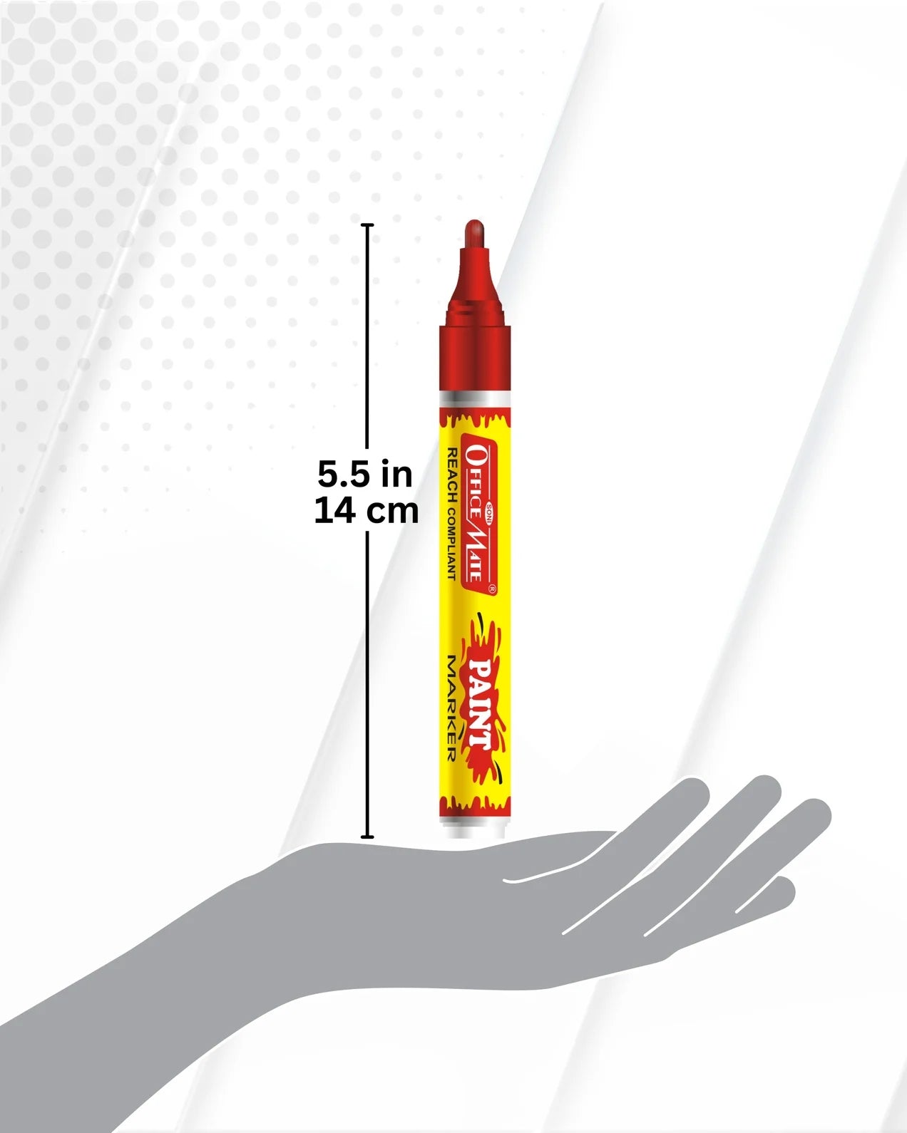 Paint Marker Regular Colors (10pcs) - Vibrant Colours, Non-Toxic, Multi surface usage