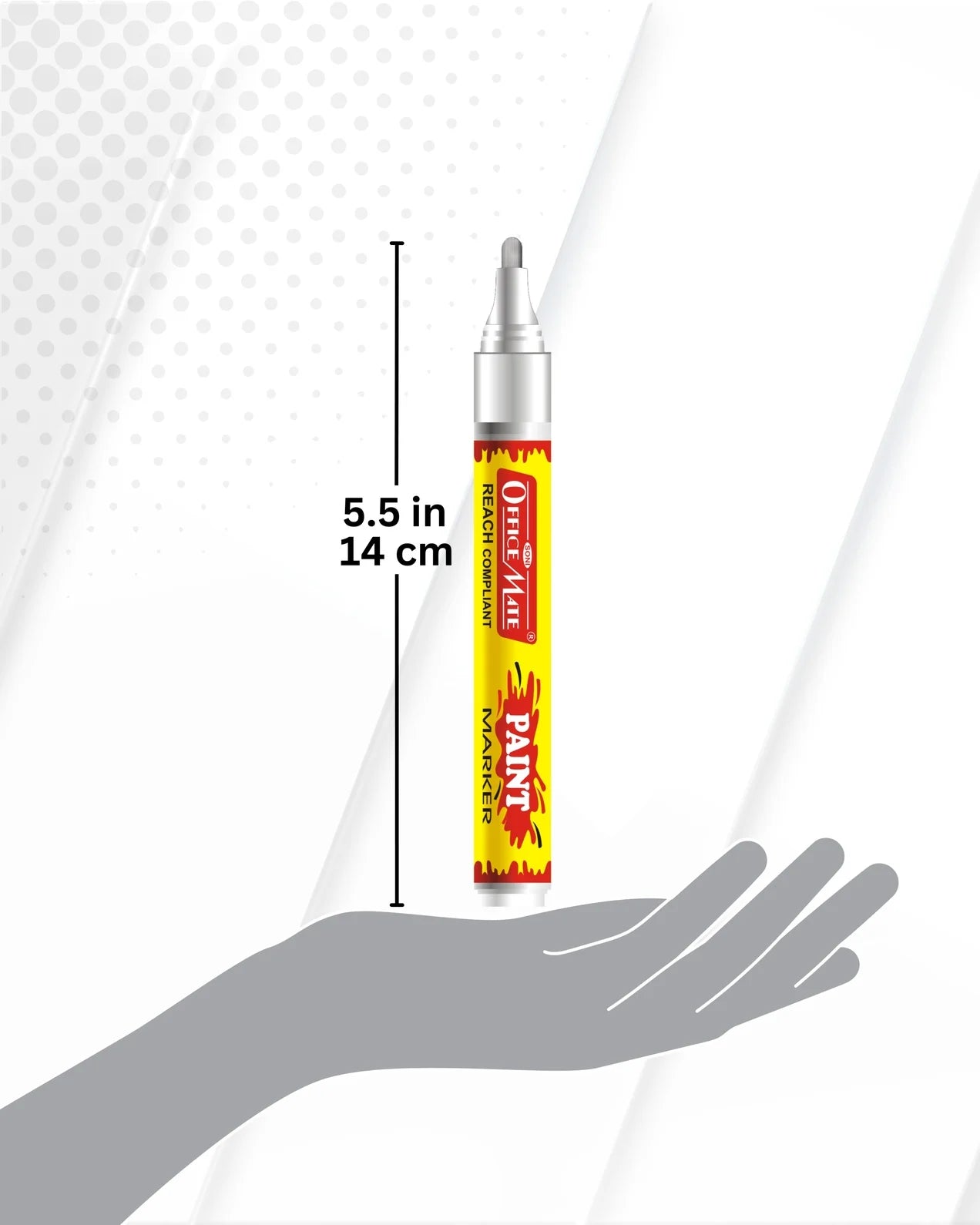 Paint Marker Regular Colors (10pcs) - Vibrant Colours, Non-Toxic, Multi surface usage