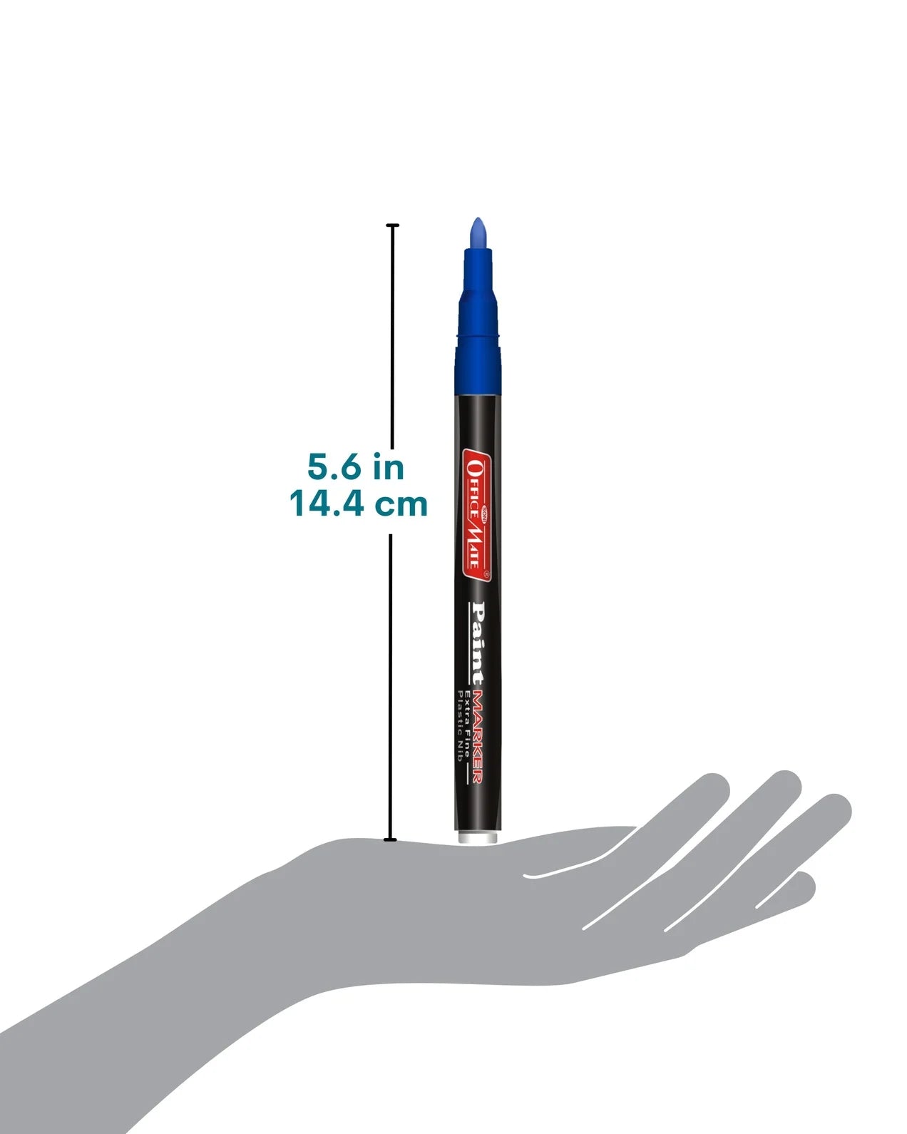 Fine Tip Paint Markers (10pcs), Vibrant Colours, Non-Toxic, Multi Surface Usage