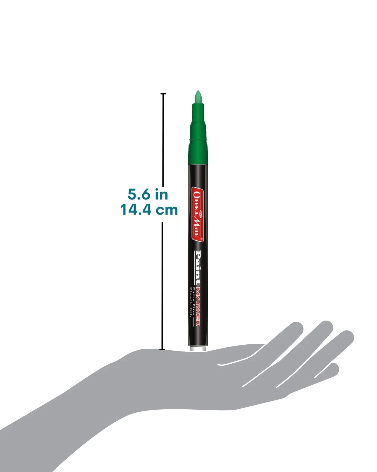 Fine Tip Paint Markers (10pcs), Vibrant Colours, Non-Toxic, Multi Surface Usage