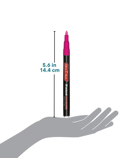 Fine Tip Paint Markers (10pcs), Vibrant Colours, Non-Toxic, Multi Surface Usage