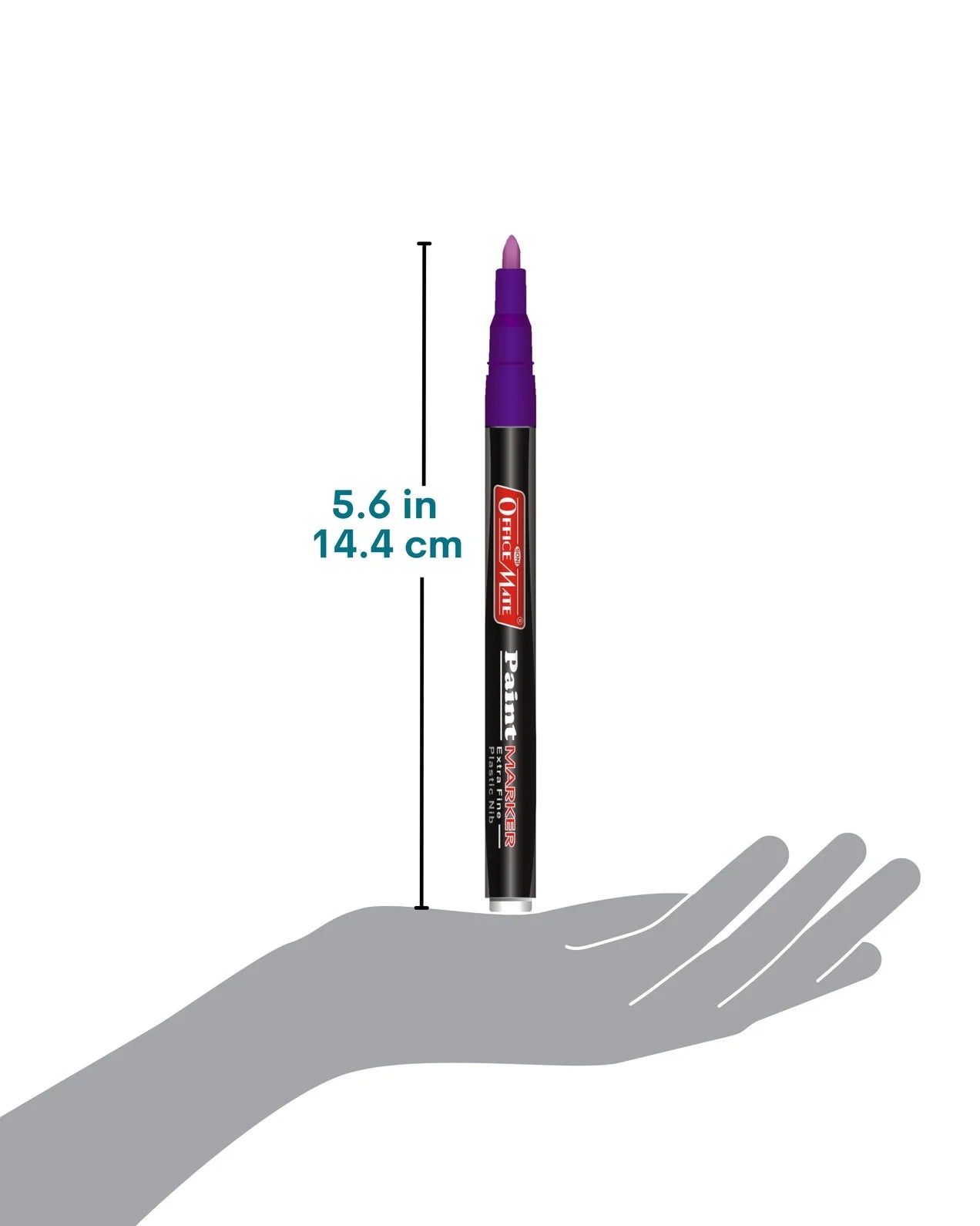 Fine Tip Paint Markers (10pcs), Vibrant Colours, Non-Toxic, Multi Surface Usage