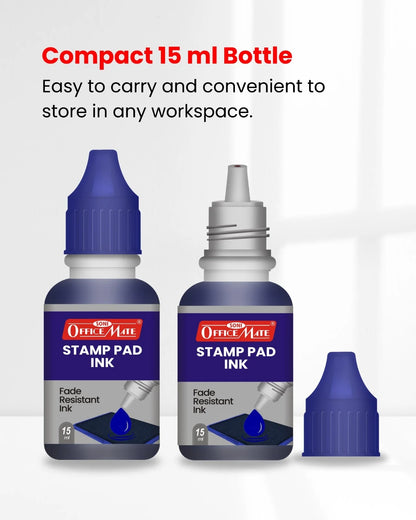 Stamp Pad Refill Ink – 15 ml, Long-Lasting Impressions, Quick-Drying Ink for Any Project