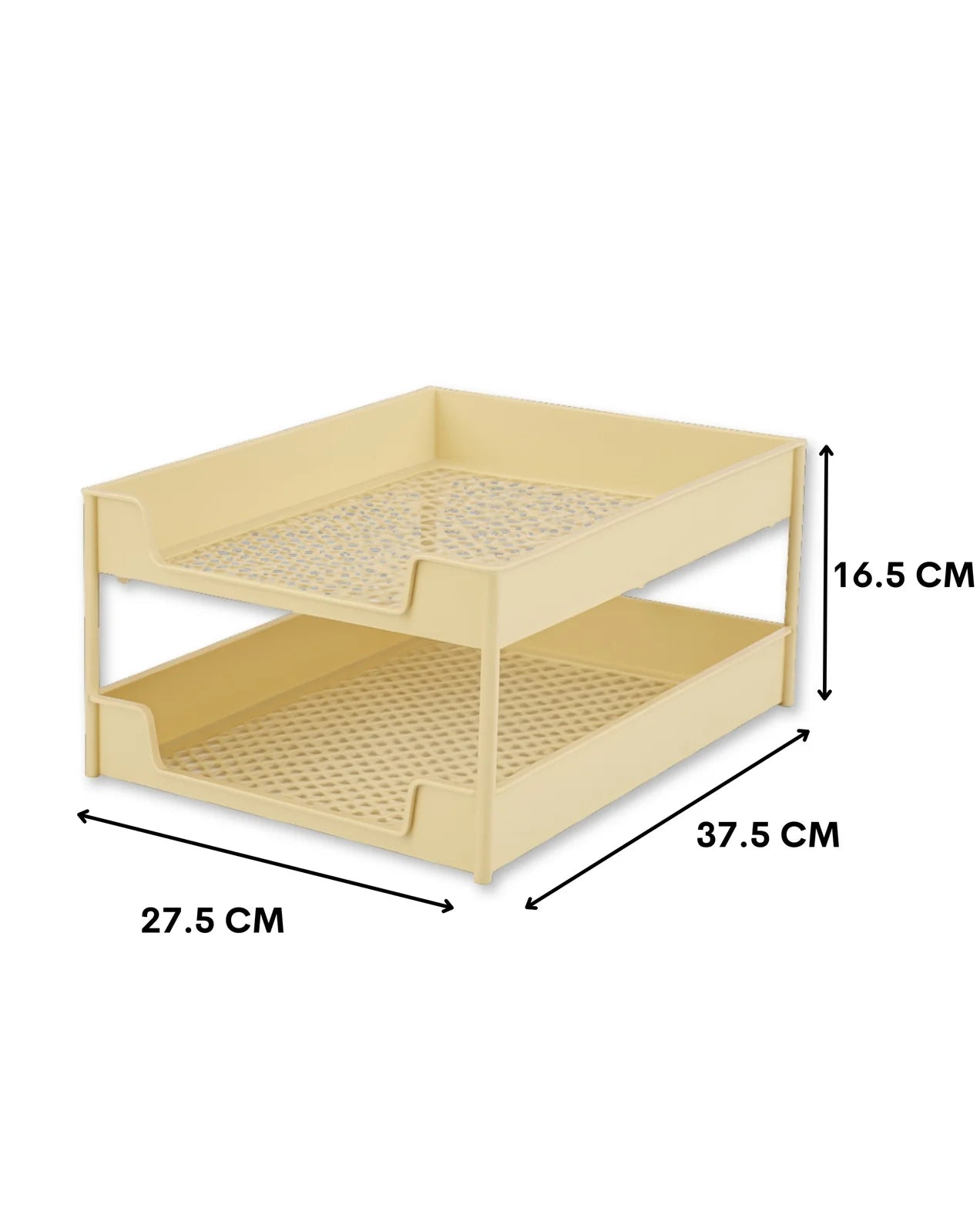 Two Compartment Office Tray – Compact Design, Lightweight, Versatile Use