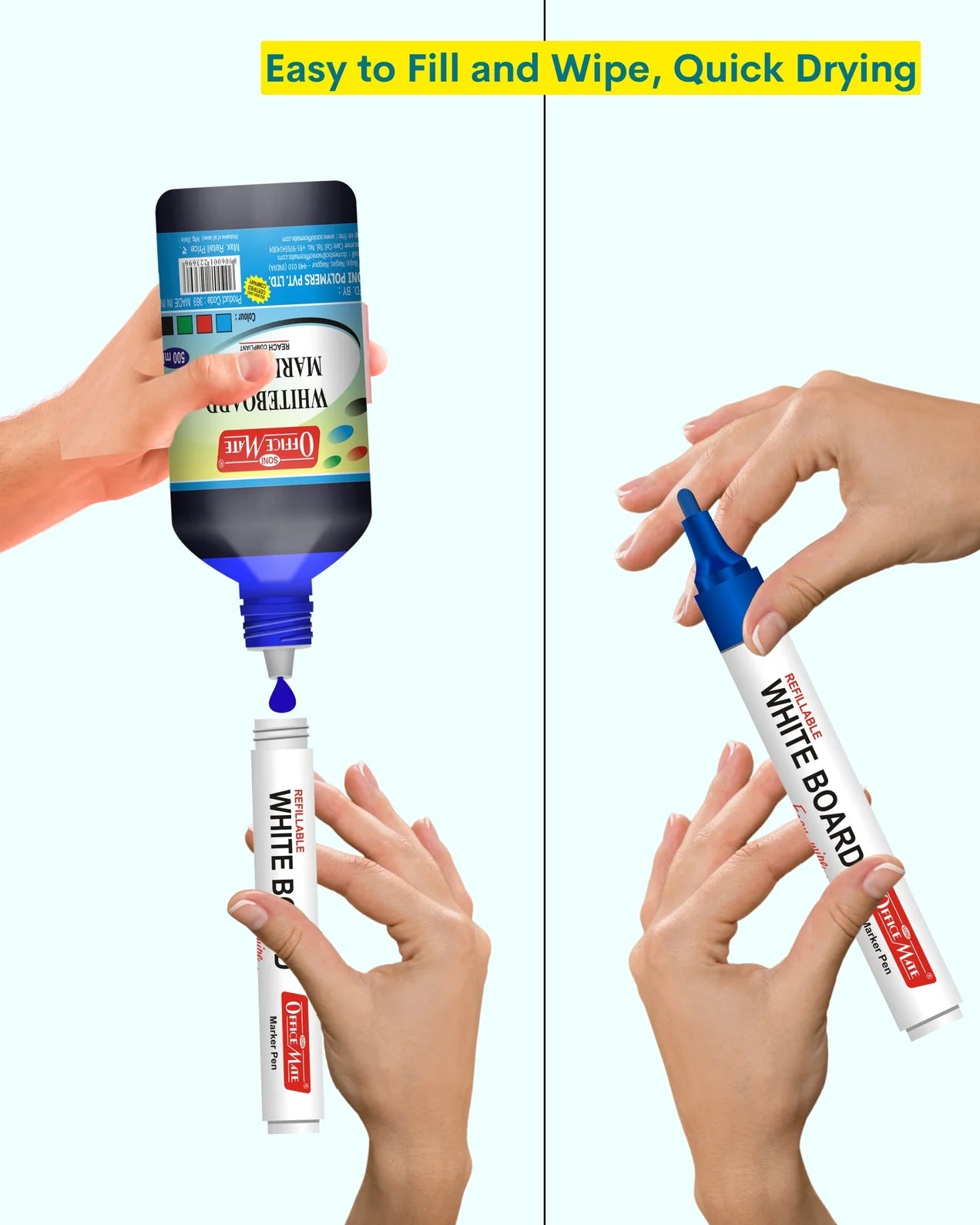 Whiteboard Marker – Duster – Ink Kit, Complete Whiteboard Care