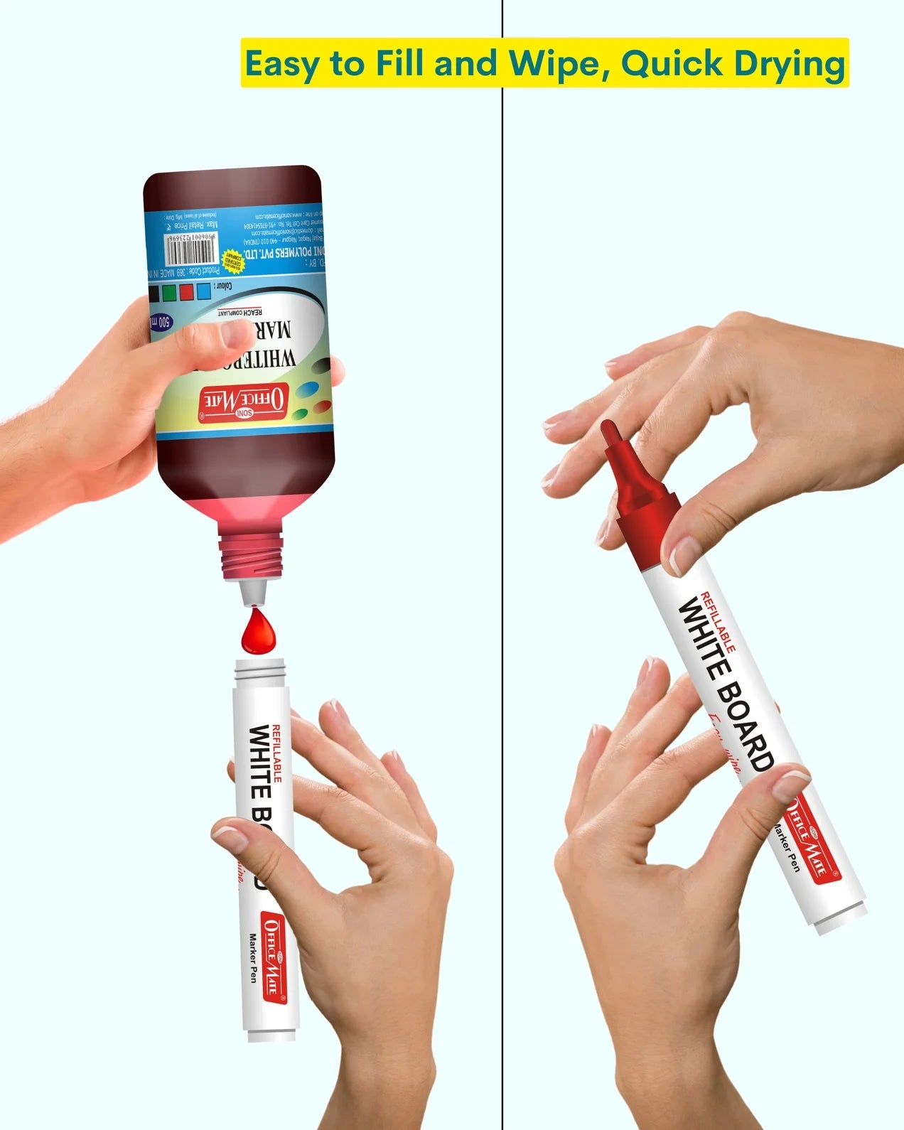 Whiteboard Marker – Duster – Ink Kit, Complete Whiteboard Care